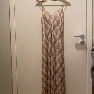 Vince satin slip maxi dress size S